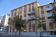 The apartment building in Kuybyshev where Shostakovich completed his Symphony No. 7 (pictured in 2015) Samara Frunze 146.jpg