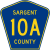 Sargent County Route 10A ND.svg