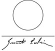 signature de Giacinto Scelsi