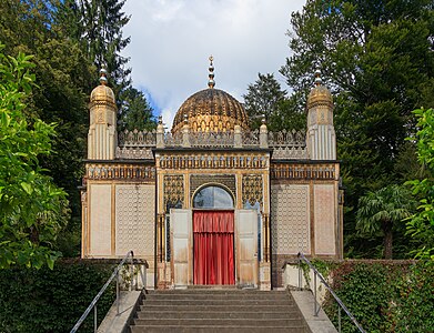 Moorish kiosk Garden Linderhof Palace Germany