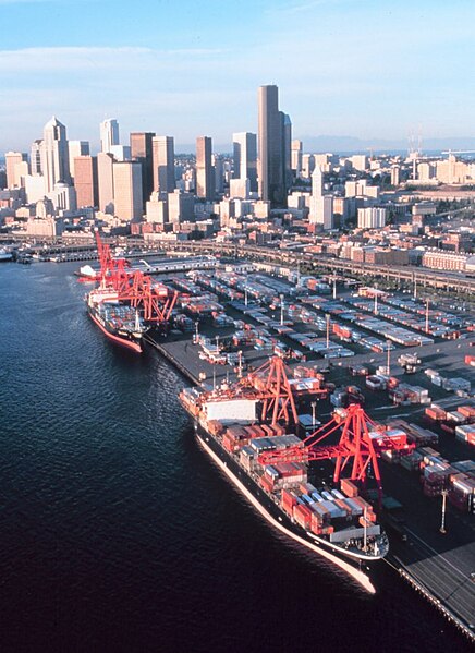 File:Seattle National Weather Service docks adjacent to downtown viaduct.jpg