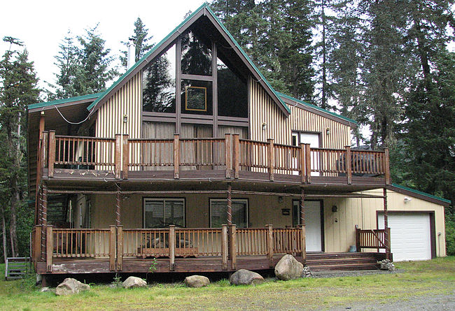 Stevens's home in Girdwood, Alaska
