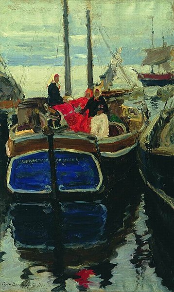 File:Sergey Vinogradov - Boats on the Volga.jpg