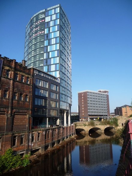 The river Don from Blonk Bridge in Castlegate