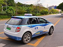 BYD e6 taxi in China ShenzhenTaxiBYDe6.jpg