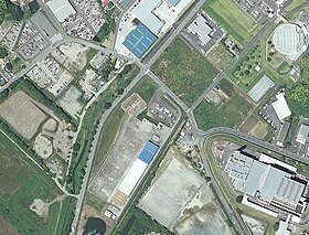 同へリポートの航空写真 国土交通省 国土地理院 地図・空中写真閲覧サービスの空中写真を基に作成