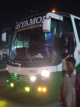 Shyamoli bus in Sylhet