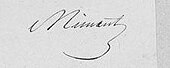 signature de Jean-François Mimaut
