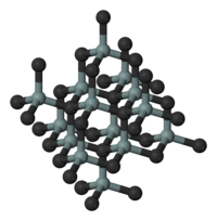 Strukturformel av kiselkarbid