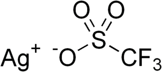 <span class="mw-page-title-main">Silver trifluoromethanesulfonate</span> Chemical compound