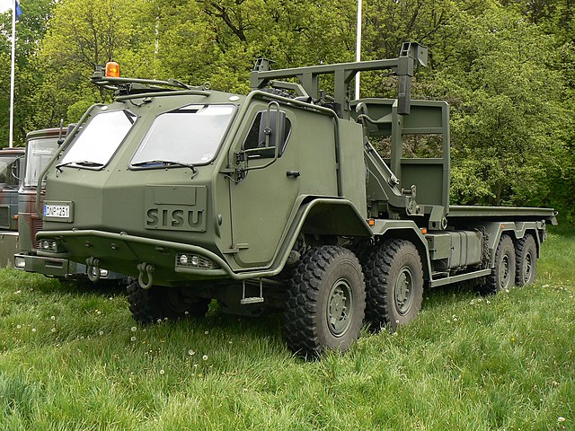 Sisu E13TP 8×8 military truck of the Lithuanian Armed Forces