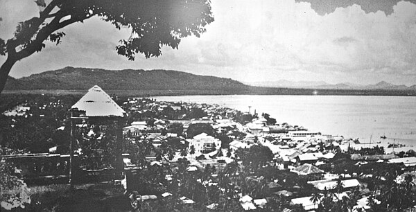 Songkhla looking west from Khao Tangkuan, c. 1930.