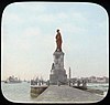 Statue von Ferdinand de Lesseps, die von 1899 bis 1956 am Zugang des Sueskanals stand (1906)