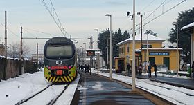 Trein in station Cusano-Milanino (2009).