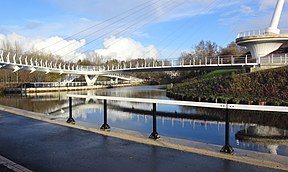 Stockingfield Junction and the Bridges, Forth and Clyde Canal. View East.jpg