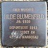 Stumbling Stone Salzkotten Verner Straße 23 Hilde Blumenfeld