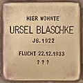 Stolperstein für Ursel Blaschke (Hennigsdorf ).jpg