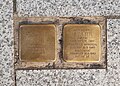 Stolpersteingruppe in S-Mitte für Albert u. Klara Feit (22. Juli 2020)