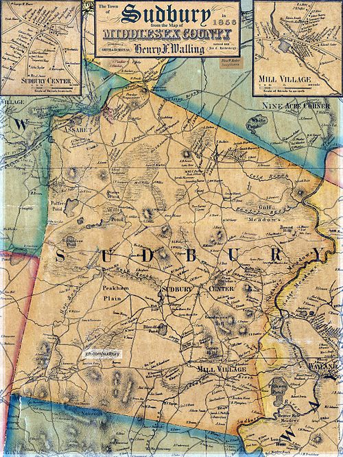 Sudbury in 1856