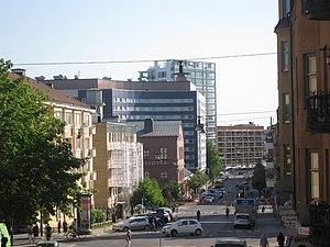 Esplanaden från Tornparken