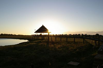 Sunset in Tsavo Nat Park, Kenya