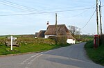 Thumbnail for File:Thatched cottage and road junction, Caute, Shebbear - geograph.org.uk - 1816040.jpg