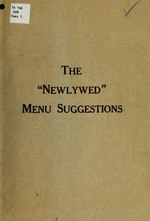 Thumbnail for File:The "newlywed" menu suggestions (IA newlywedmenusugg00garr).pdf