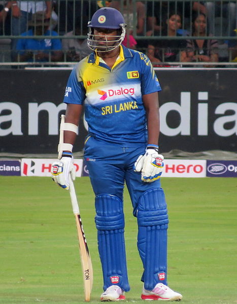 Thisara Perera playing for Sri Lanka in 2014