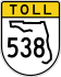 Droga krajowa 538 znacznik