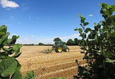 Tractor working at Upper Dornford Farm - geograph.org.uk - 4114186.jpg