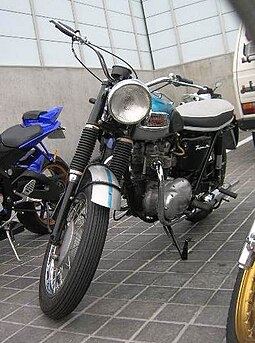 1965 350cc Triumph T90 Tiger. Built from 1962-68, this was the sports version of the Triumph Twenty One Triumph Tiger 90.jpg