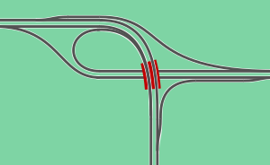 Autobahndreieck: Bauteile, Bauformen, Mathematische Zusammenhänge