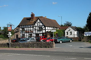 <span class="mw-page-title-main">Trumpet, Herefordshire</span> Human settlement in England