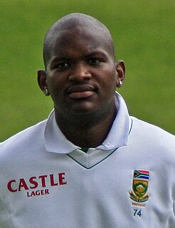 Lonwabo Tsotsobe South African cricketer