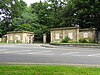 Two Lodges At South Gate Of Roundhay Park, Walls, Gate Piers, Gates And Bollards.jpg