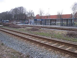 <span class="mw-page-title-main">Ulstrup railway station</span> Railway station in Jutland, Denmark