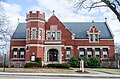 Uxbridge Free Public Library. The Thayer Family donated the local public library which is located in the Uxbridge Common Historic District.