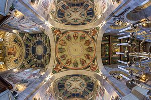 Ceiling of the cathedral Viborg cathedral ceiling.jpg