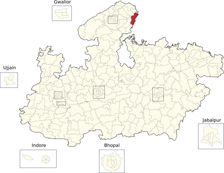 File:Vidhan Sabha constituencies of Madhya Pradesh (11-Lahar).png