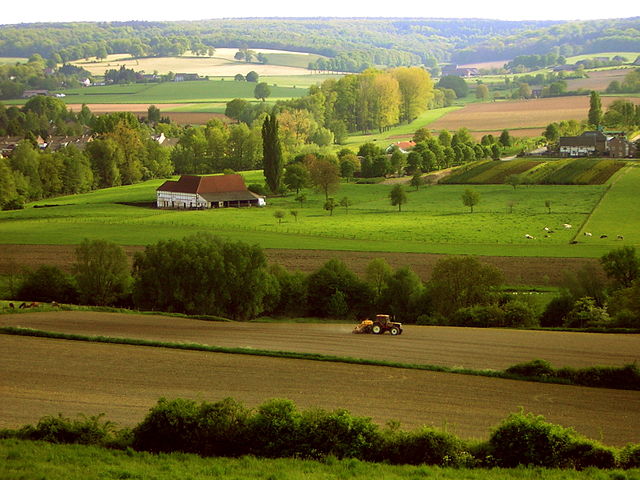 View on Oud-Lemiers, near Vaals, in the southeast of Limburg.