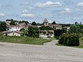 Français : Villeneuve-de-Duras (vue de la salle des fêtes), Lot-et-Garonne, France