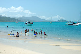 <span class="mw-page-title-main">Whitehaven Beach</span> Beach on Whitsunday Island, Australia