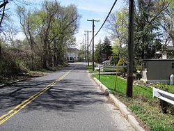 Wickatunk von der Pleasant Valley Road in Richtung Route 79