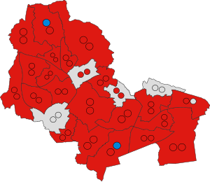 Wigan UK ward map 2023.svg