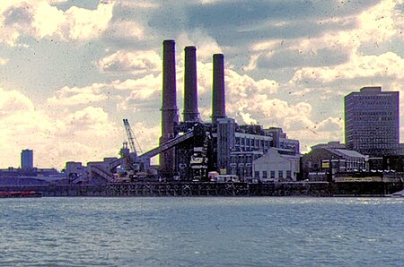 Woolwich power station 1973