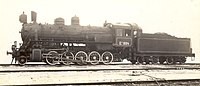 Locomotive Ел-884 at the Baldwin factory, before shipment.