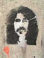 Zappa street graffiti Belgrade