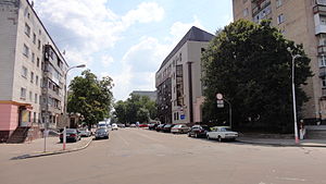 Вулиця Пушкінська на розі з Новим бульваром