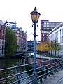 Deutsch: Alte Leuchten von 1835 auf der Zollenbrücke, Hamburg-Altstadt.