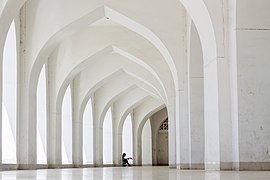 Inside view of Baitul Mukarram National Mosque, Dhaka, Bangladesh
